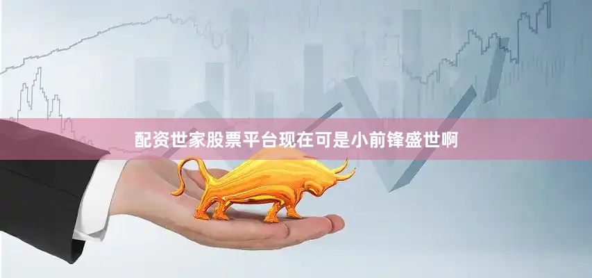 配资世家股票平台现在可是小前锋盛世啊